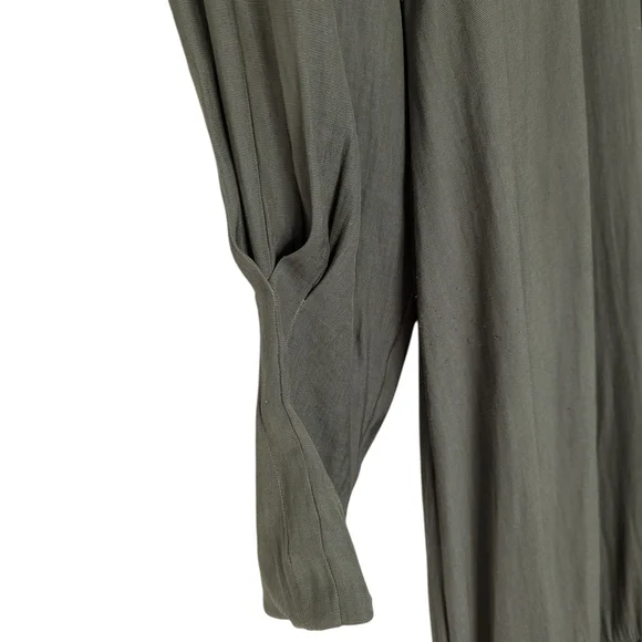 Banana Republic Olive Long Sleeve Dress - Picture 8 of 10